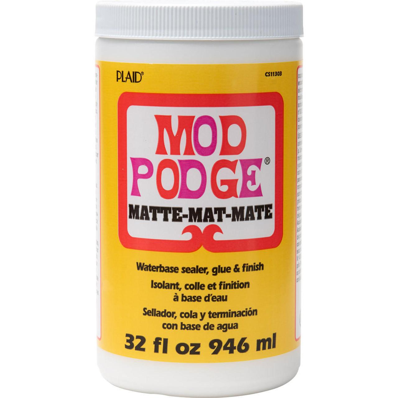 Plaid Mod Podge Craft Glue, Gloss, Sealer & Finisher, Water-Based, 32 oz. -  Sam Flax Atlanta