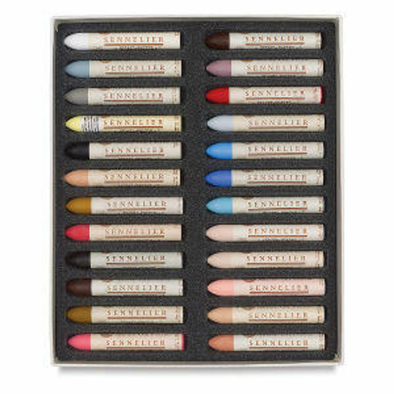 Sennelier Oil Pastel Iridescent Set, 12-Colors - Sam Flax Atlanta