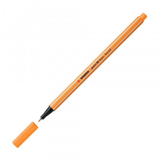 STABILO point 88 Pen, Neon Orange - Sam Flax Atlanta