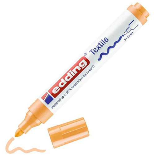 edding 4500 Textile Marker, Pale Orange 