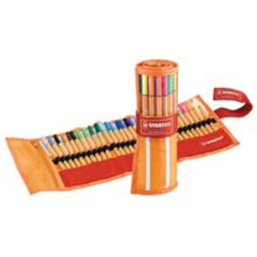 Stabilo STABILO point 88 Pen, 30-Color Roller Set