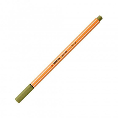Stabilo STABILO point 88 Pen, Mud Green 