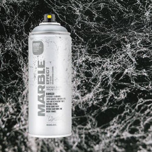  Montana Cans MARBLE EFFECT Spray Paint, 400ml, Silver 