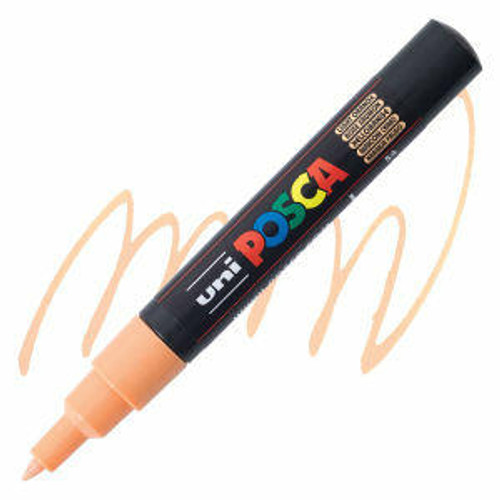 posca POSCA Paint Marker, PC-1M Extra Fine, Light Orange