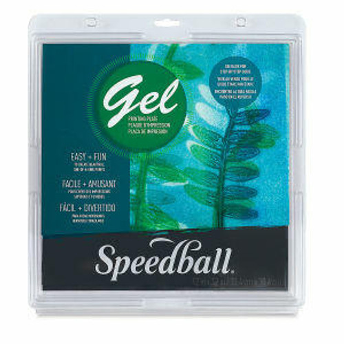 Speedball Art Products Speedball Gel Printing Plates, Single Plates, 12in x 12in