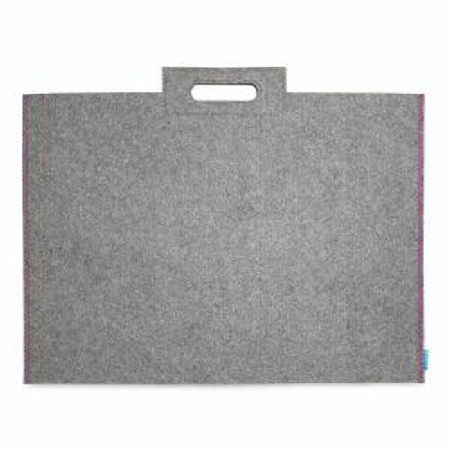 Itoya Profolio Midtown Bag, 17 x 23, Gray/Purple