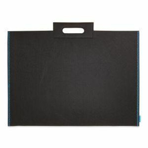 Itoya Profolio Midtown Bag, 19 x 26, Black/Blue