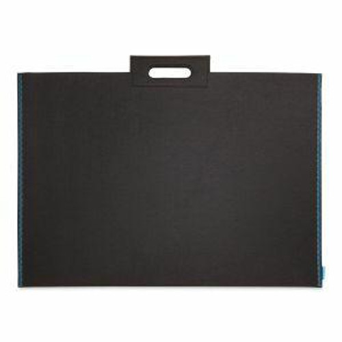 Itoya Profolio Midtown Bag, 23 x 31, Black/Blue