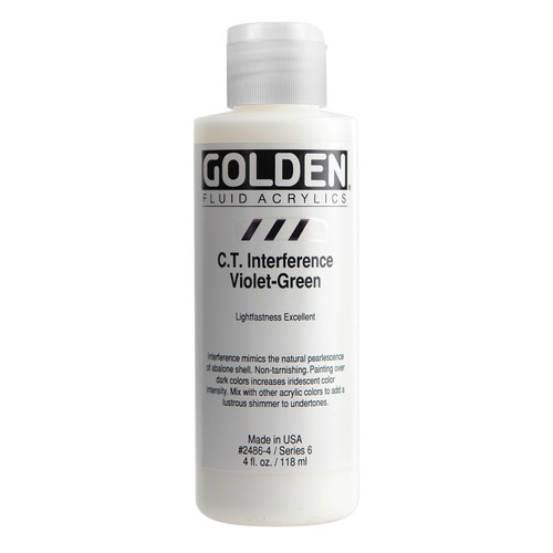 Golden Artist Colors Fluid Interference Violet-Green 4oz