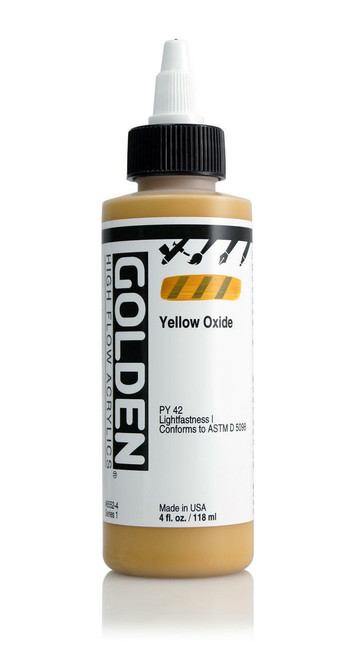 Golden Artist Colors High Flow Yellow Oxide 4oz