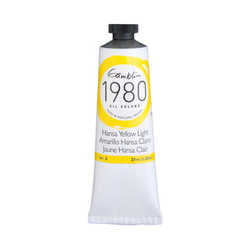 Gamblin Artist's Colors Gamblin 1980 Oil Color, 37ml, Hansa Yellow Light