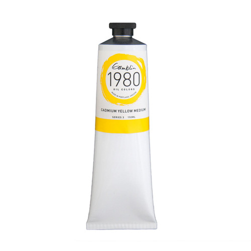 Gamblin Artist's Colors Gamblin 1980 Oil Color, 150ml, Cadmium Yellow Medium