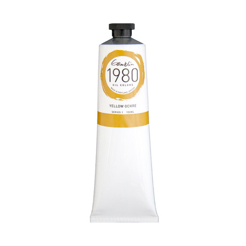 Gamblin Artist's Colors Gamblin 1980 Oil Color, 150ml, Yellow Ochre