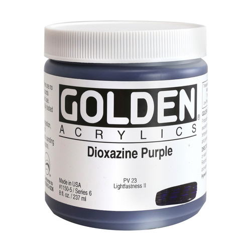 Golden Artist Colors Heavy Body Dioxazine Purple 8oz