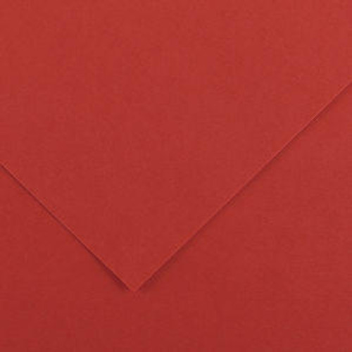 canson Colorline 300gsm 19x25 Sheet, Red