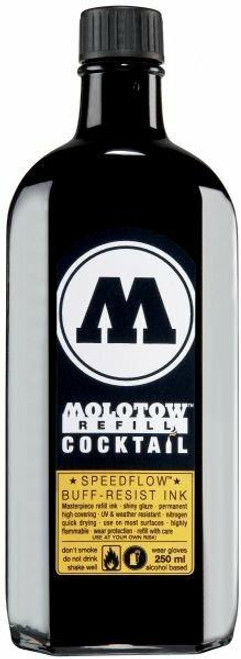 Chartpak, Inc Molotow Refill Cocktail Speedflow Black 250Ml