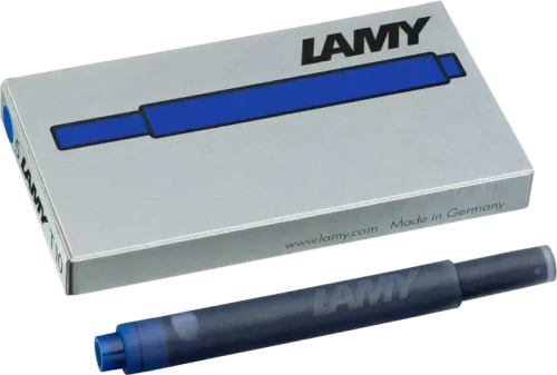 Lamy Inc LAMY T10 Fountain Pen Ink Cartridge, Blue (5pk) 
