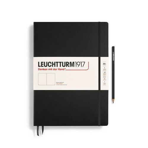 Leuchtturm 1917 Leuchtturm Hardcover Notebook, Black, Master Classic (A4+), 235 p., plain 