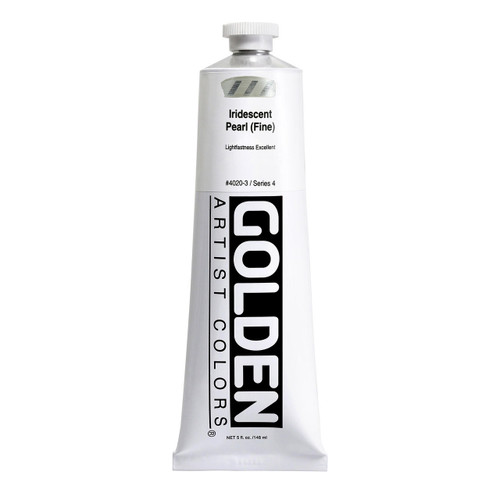 Golden Artist Colors Golden Heavy Body Acrylic, 5oz., Iridescent Pearl 