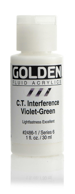 Golden Artist Colors Fluid Interference Violet-Green 1oz