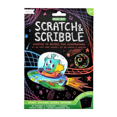 MACPHERSON'S Mini Scratch & Scribble Art Kit - Wacky Universe