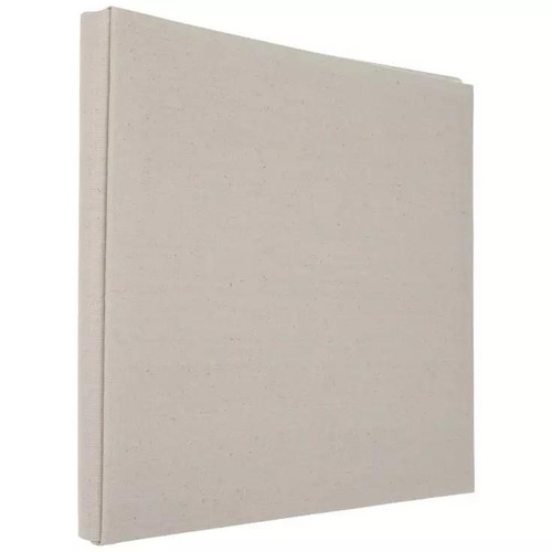 Creative Art Materials, Ltd. Linen Post Photo Albums - 12.6" X 8.85" - Cream 