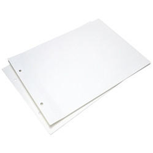 Creative Art Materials, Ltd Linen Post Photo Album Refill Pages 10pk