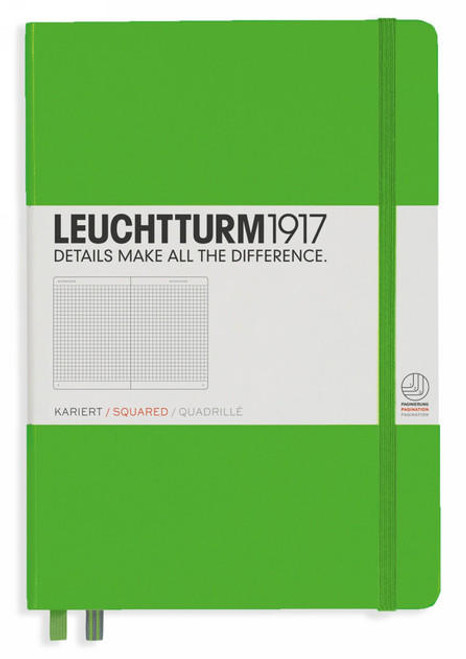 Leuchtturm 1917 Hardcover Notebook Mint Green, Medium (A5), 251 p., squared