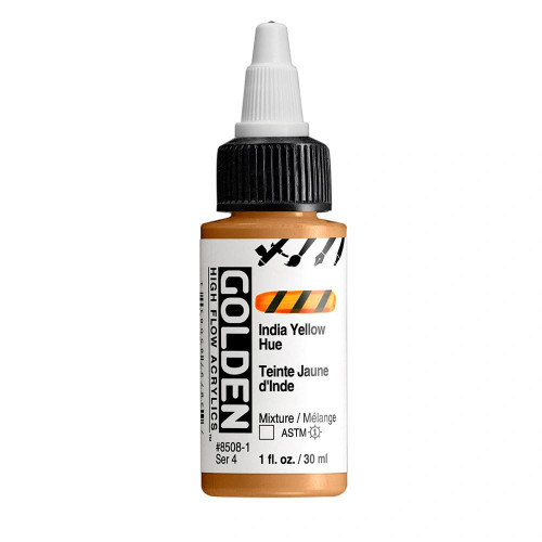 Golden Artist Colors High Flow Indian Yellow Hue 1oz
