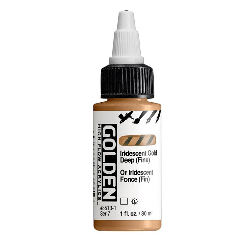 Golden Artist Colors High Flow Iridescent Deep Gold 1oz