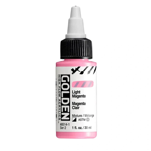 Golden Artist Colors Golden High Flow Light Magenta 1oz