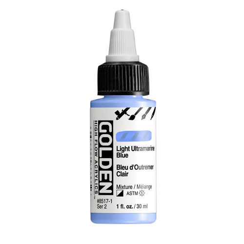 Golden Artist Colors High Flow Light Ultramarine Blue 1oz