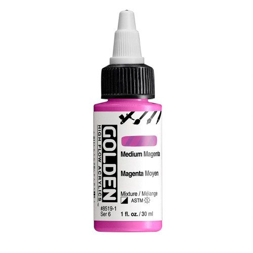 Golden Artist Colors Golden High Flow Medium Magenta 1oz