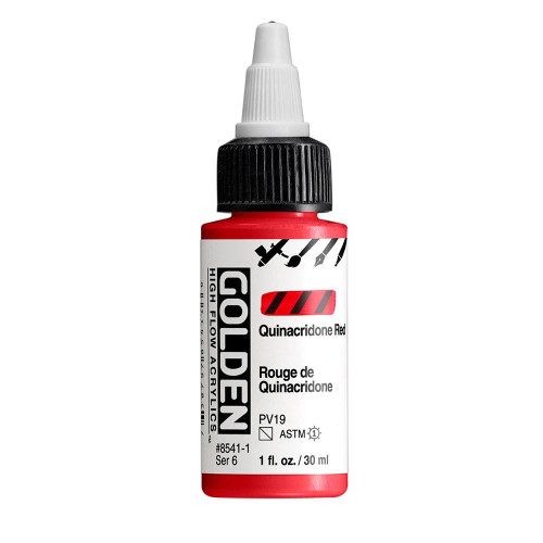 Golden Artist Colors Golden High Flow Quinacridone Red 1oz