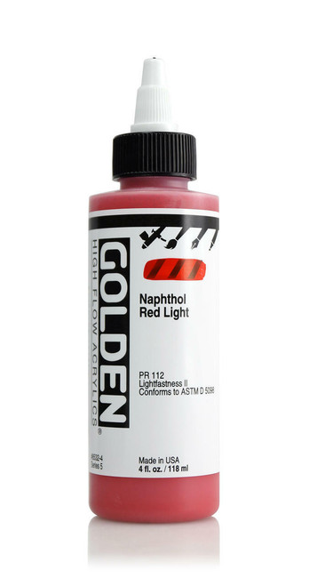 Golden Artist Colors High Flow Naphthol Red Light 4oz