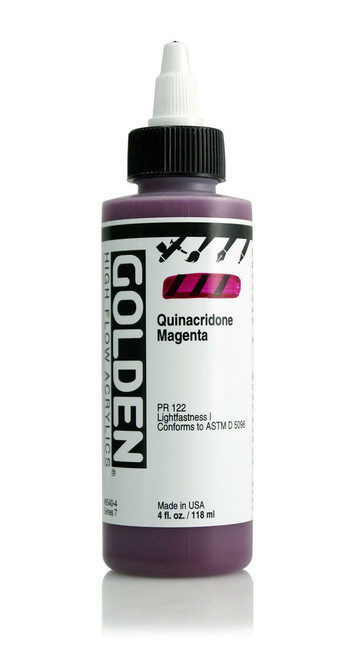 Golden Artist Colors High Flow Quinacridone Magenta 4oz