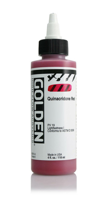 Golden Artist Colors High Flow Quinacridone Red 4oz