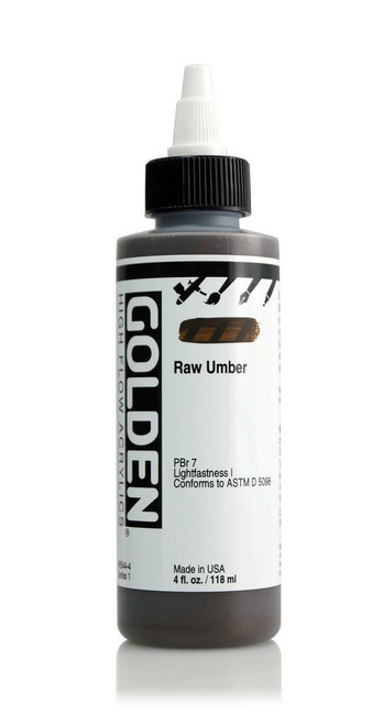 Golden Artist Colors High Flow Raw Umber 4oz