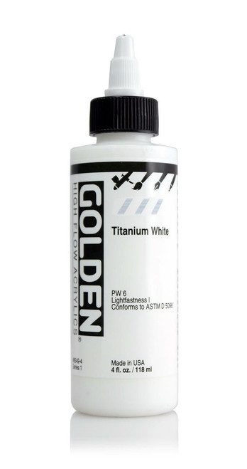 Golden Artist Colors High Flow Titanium White 4oz