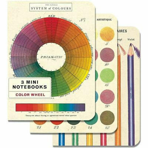 Cavallini & Co Mini Notebook Set, Color Wheel 3/pk