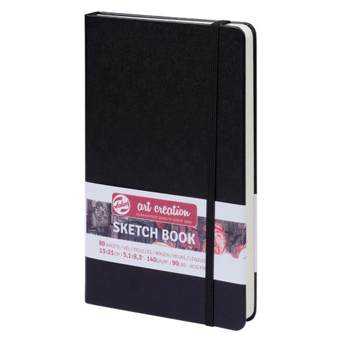 Royal Talens Art Creation Sketchbook - Black 5.1" X 8.3" 