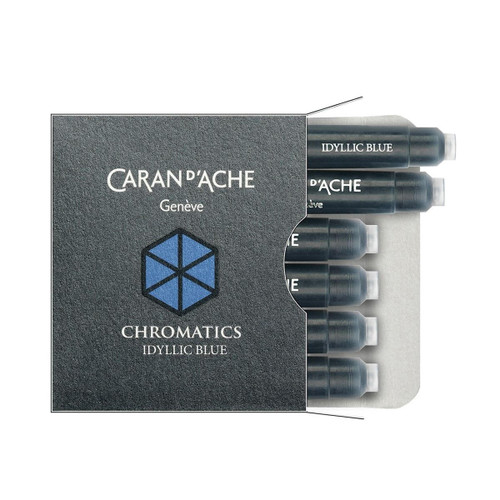 Creative Art Materials, Ltd. Ink Cartridges Fountain CHROMATICS Idyllic Blue - Box of 6 