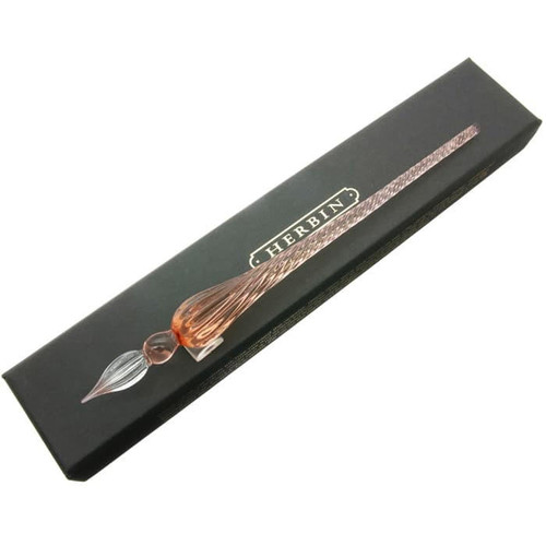 Exaclair, Inc. Jacques Herbin Glass Dip Pen - Coral