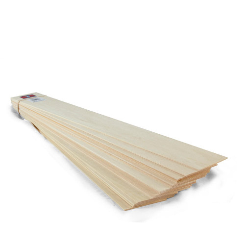Midwest Products Co., Inc. Basswood 3/32"x3"x24" 