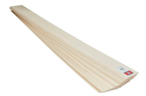 Midwest Products Co., Inc. Basswood 1/16"x4"x36" 