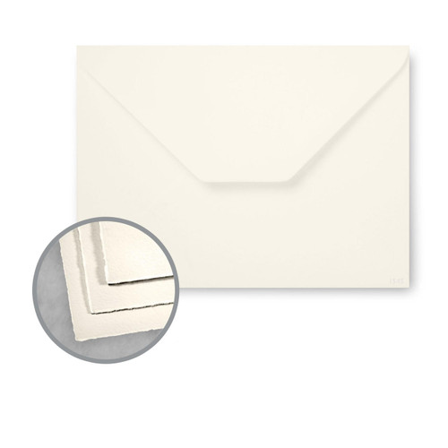 Legion Paper Arturo Handmade Stationery - Soft White Outer Envelope 