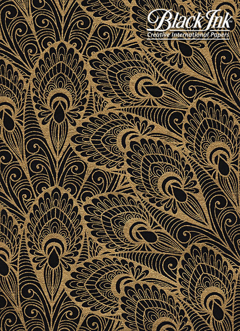GRAPHIC PRODUCTS CORP Screenprinted Paper - Gatsby Black/Gold