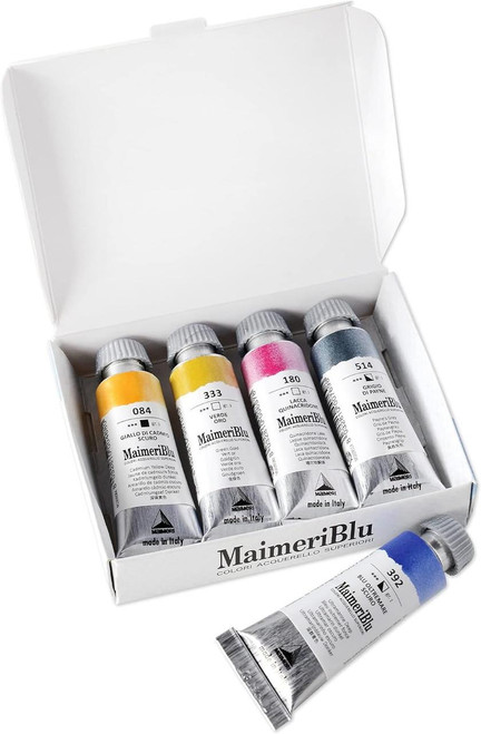 Maimeri Blu Professional Watercolor 12mL Intro Set - 5 Color