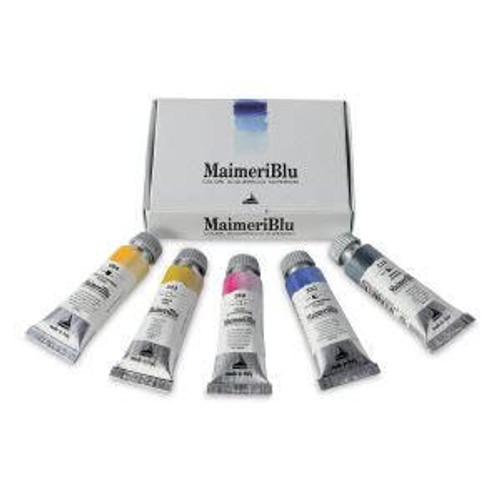  Maimeri Blu Professional Watercolor 12mL Intro Set - 5 Color 