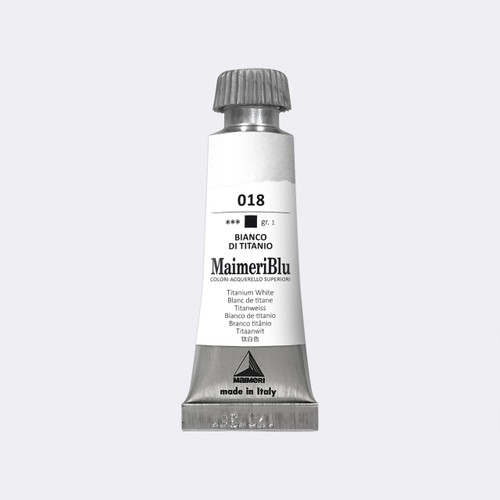 Maimeri Blu Professional Watercolor 12mL Titanium White